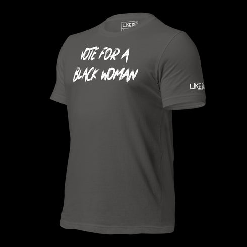 Vote For a Black Woman (asphalt)